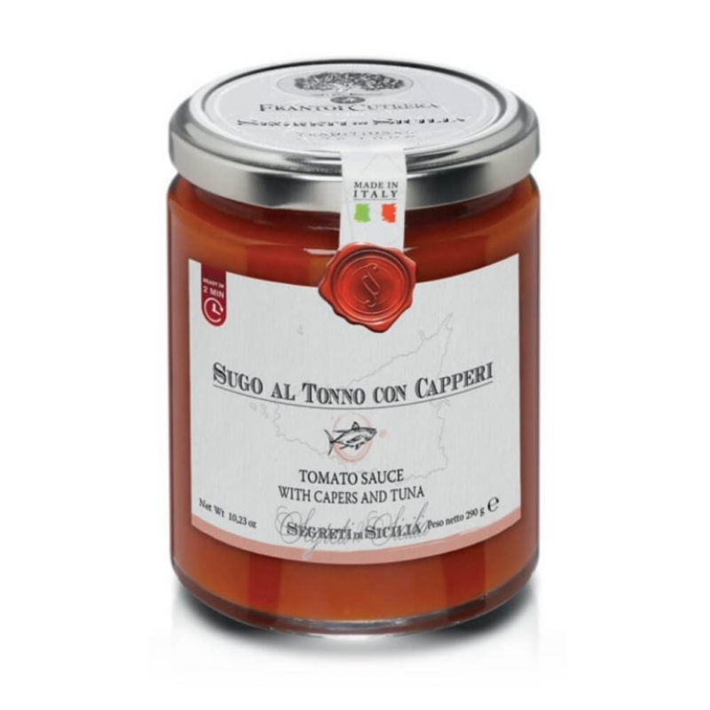 Sugo al tonno con capperi Frantoi Cutrera gr.290