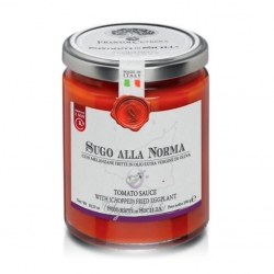 Sugo alla norma ricetta tradizionale siciliana Frantoi Cutrera gr.290